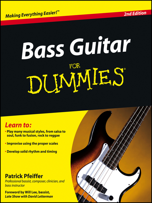 Title details for Bass Guitar For Dummies by Patrick Pfeiffer - Available